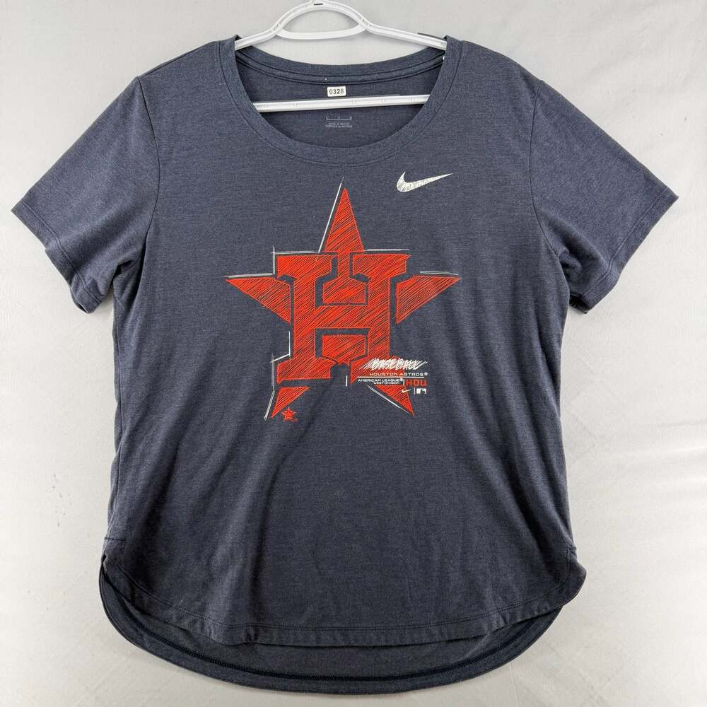 0328 Women’s Nike Houston Astros Team T-Shirt - Navy